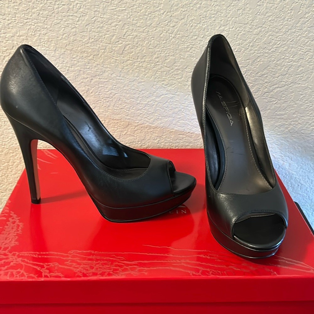 Lady’s church shoes.